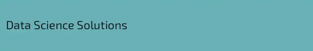 Data Science Solutions